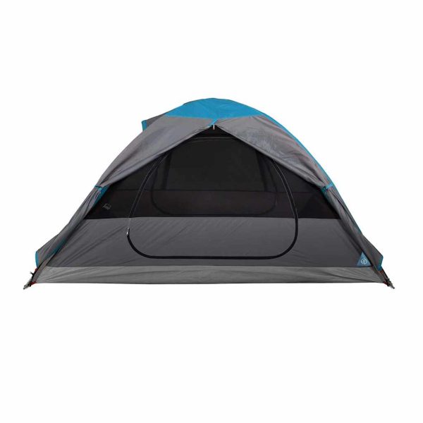 Tenda de campismo cúpula para 2 pessoas impermeável azul - Image 8