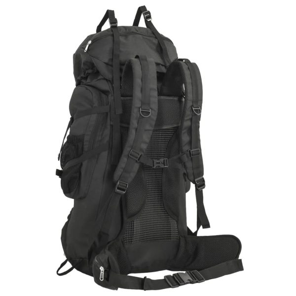 Mochila para caminhadas 100 L tecido oxford preto - Image 3