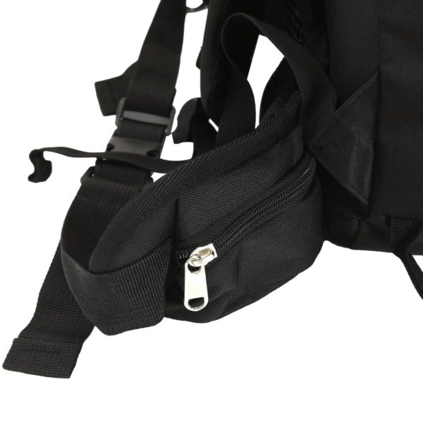 Mochila para caminhadas 100 L tecido oxford preto - Image 5