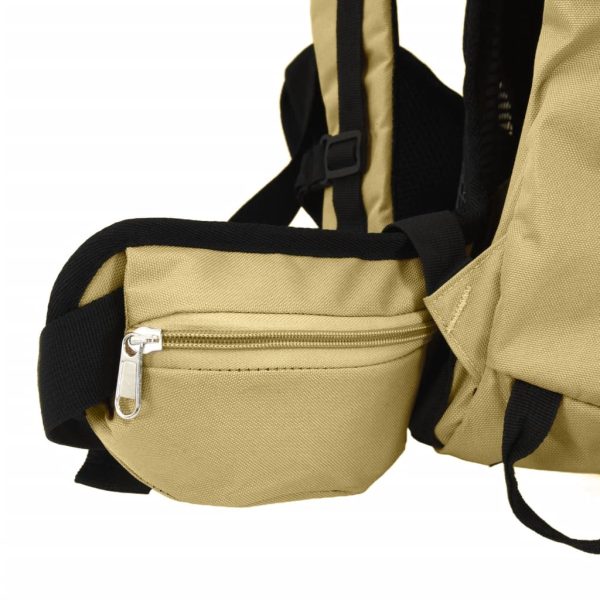 Mochila para caminhadas 100 L tecido oxford caqui - Image 5