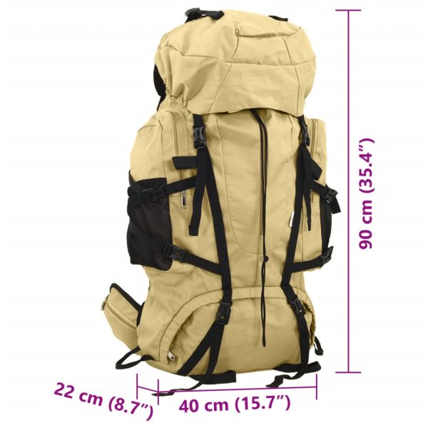 Mochila para caminhadas 100 L tecido oxford caqui - Image 8