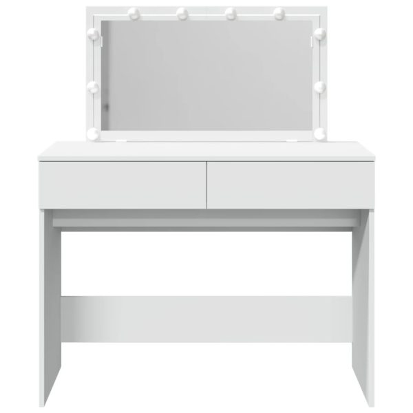 Toucador com LEDs 100x40x120 cm branco - Image 4