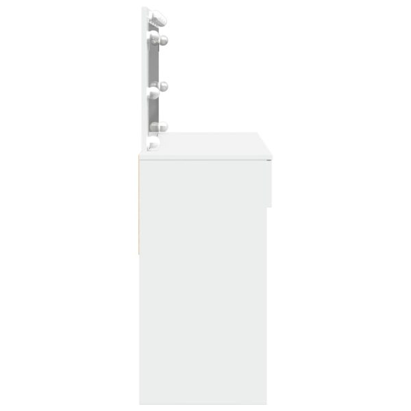 Toucador com LEDs 100x40x120 cm branco - Image 5