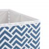 Caixas de arrumação dobráveis 10 pcs 32x32x32 cm TNT azul - Image 5
