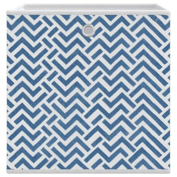 Caixas de arrumação dobráveis 10 pcs 32x32x32 cm TNT azul - Image 8