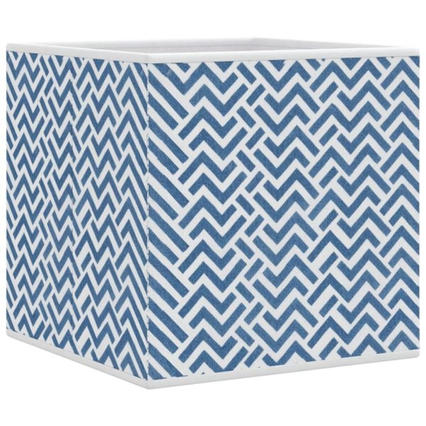 Caixas de arrumação dobráveis 10 pcs 32x32x32 cm TNT azul - Image 10