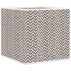 Caixas de arrumação dobráveis 10 pcs 32x32x32 cm TNT castanho - Image 10