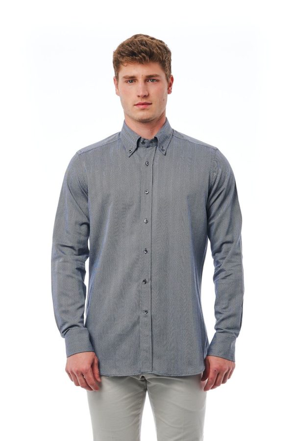 Bagutta Camisas 340_AL57168_042bianco-navy