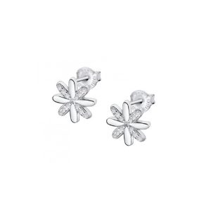 PAR DE BRINCOS LOTUS SILVER, PRATA 925