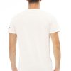 Baldinini Trend Camiseta LGE0TS2007U_LIVORNO_GESSO - Image 3