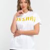 Trussardi Camiseta 36T000501T002190_W616WhitePrintYellow - Image 2