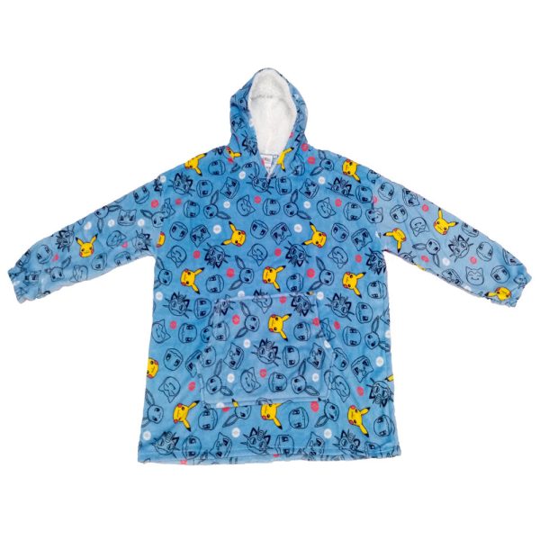 Bata sudadera oversize Pokemon coral infantil - Image 3