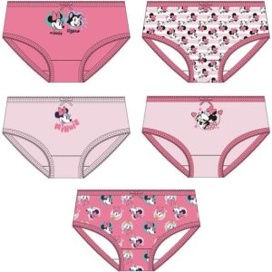 PACK BRAGUITAS SINGLE JERSEY 5 PIEZAS MINNIE