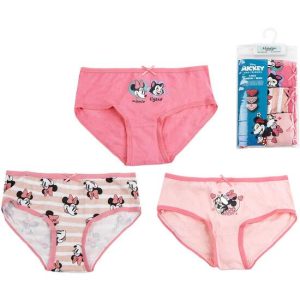 PACK BRAGUITAS SINGLE JERSEY 3 PIEZAS MINNIE