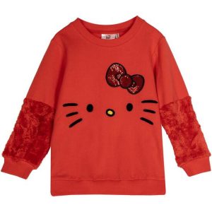 SUDADERA COTTON BRUSHED HELLO KITTY