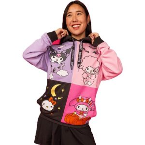 SUDADERA CON CAPUCHA HALLOWEEN KUROMI & MY MELODY TALLA XXXL