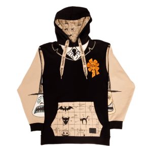 SUDADERA CON CAPUCHA PERSONAJES DE PESADILLA ANTES DE NAVIDAD TALLA L