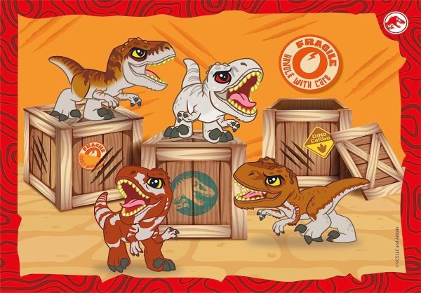 PUZZLE 4 EN 1 (12, 16, 20, 24 PZAS) JURASSIC WORLD - Image 3
