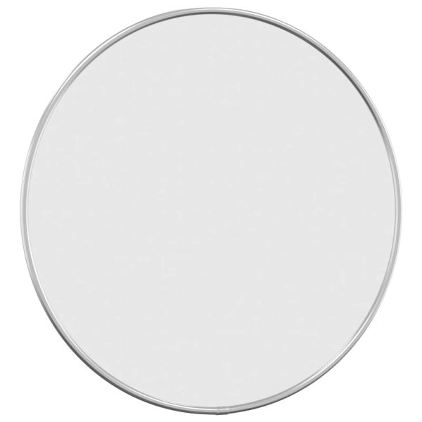 Espelho de parede redondo Ø 40 cm prateado - Image 2